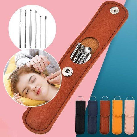 6PCS Stainless Steel Ear Pick Cleaning Tools